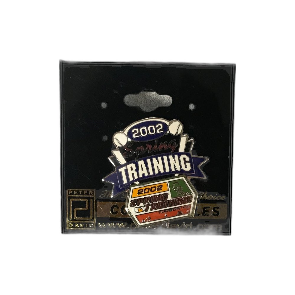 Colorado rockies 2002 spring training pin MLB NWT
